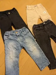 ズボン　4枚セット　90センチ　美品あり