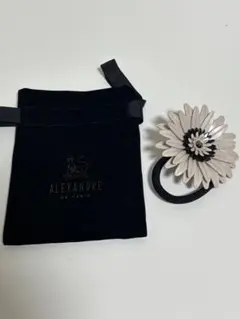 美品 アレクサンドルドゥパリ シャンデリア クリップ L オパール柄