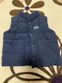 ネイビー ダウンベスト サイズ80