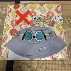 【美品】スヌーピーバケットハット（USJ公式） バッジ付き