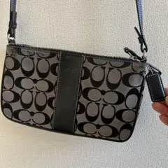 COACH ショルダーバッグ ブラック/ベージュ