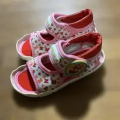 アンパンマン ベビーサンダル 15cm ピンク