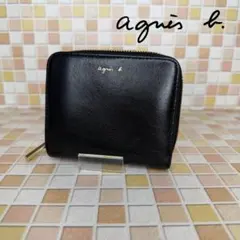 agnes b. アニエスベー レザー 二つ折り財布のサムネイル