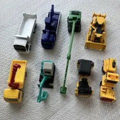 トミカ 建設車両セット、重機 工事車両8台セットのサムネイル