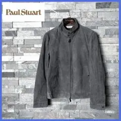 Paul Stuart ポールスチュアート　ラムレザー　ジャケット　ライダース Paul Stuart - ポールスチュアート Paul Stuart ジャケット ブルゾン