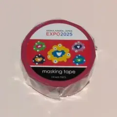 ミャクミャクフェイス EXPO 2025 マスキングテープ 18mm x 7m