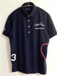 23区GOLF ネイビー ポロシャツ Lのサムネイル