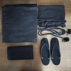 喪服 黒 和装ブラックフォーマル 和装小物 草履バッグセット
