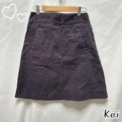 美品 E hyphen world gallery コーデュロイタイトスカート