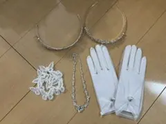 ティアラとブライダルアクセサリーセット