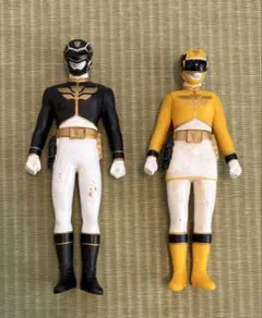 光戦隊マスクマン ソフビ フィギュア 2体セット&なんちゃってカップル？
