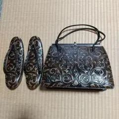 草履とバッグのセット 未使用
