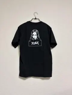 x-girl バックプリント Tシャツ　ブラック