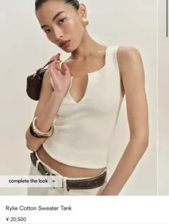 CARLA 2way Thank top - white 新品 - メルカリ