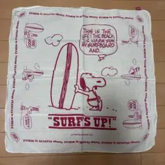 SNOOPY Vintage PEANUTS ハンカチ SURF'S UP