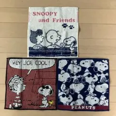 ★未使用★【SNOOPY】スヌーピー ハンドタオル３枚★