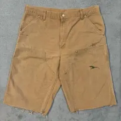 USA 36 カーハート ダブルニー カットオフ ショートパンツ vintageのサムネイル