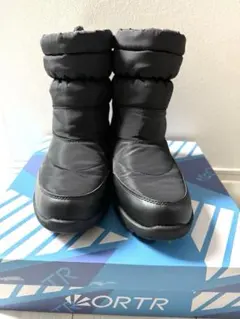 美品　オリエンタルトラフィック ブラック　スノーブーツ　防水　防寒