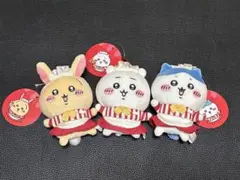 ちいかわレストラン　ホール担当なマスコット　ちいかわ うさぎ ハチワレ 三個