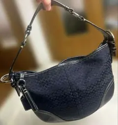 コーチ COACH ワンショルダー ミニシグネチャー レザーキャンバス