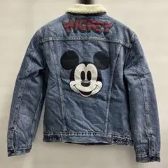 値下げ リーバイス Levi's ミッキー MICKEY コラボ ボア Gジャン