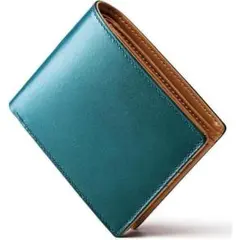 【新品】 栃木レザー 二つ折り財布 本革 メンズ 小銭入れ 財布