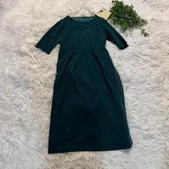 新品未使用❤️エプローブ ダークグリーン ロングワンピース ワンピース Mサイズ