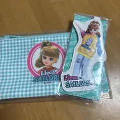 セーラーズ リカちゃん　くじ　ポーチ　ダイカットキーチェーン