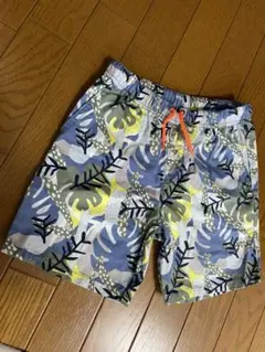 キッズ　半ズボン　ボタニック柄　ハーフパンツ　ボトムス　インポート　120