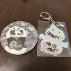 Snow Man 目黒蓮　めめ　缶バッチ　キーホルダー