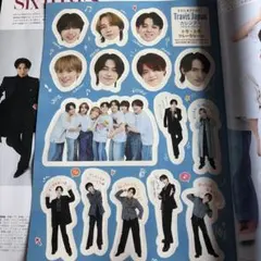 MYOJO 3月号 通常版 Travis Japan 付録 フレークシール