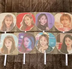 特価価格TWICE  ツウィ　うちわセット　8枚　袋折れなし　バラ売り不可
