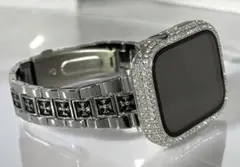 0pcs★Apple Watchバンド　ステンレスベルト　アップルウォッチカバー