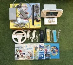 Wii U 本体 (マリオメーカー内蔵) コントローラー ゲームセット