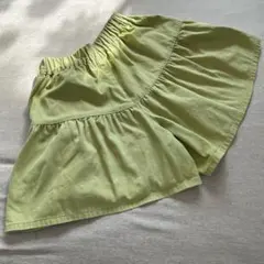 140センチ　キュロットスカート　カーキ色
