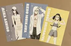怪獣8号／アニメイト　フェア特典　ポストカード（ミナ、レノ、キコル）