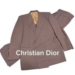 希少カラー　dior クリスチャンディオール　スーツ　セットアップ　ダブル L
