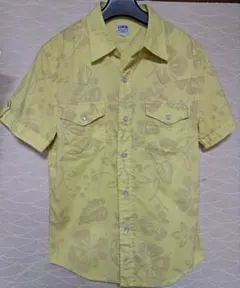 《EDWIN》 半袖シャツ Sサイズ イエロー