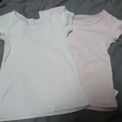 【処分予定】ユニクロ UNIQLO コットンフライスインナーT 半袖 100