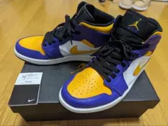 Nike Air Jordan 1 Mid レイカーズ