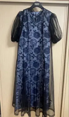 Ezick　エジック　Tulle layeredフラワーナロードレス