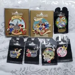 HKDL アニバーサリーピン他 ピンバッジ7点セット