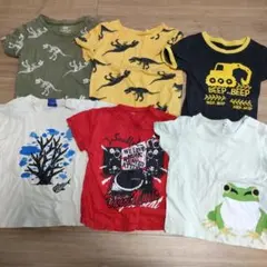子ども服　男の子　90　Tシャツ 6枚セット まとめ売り
