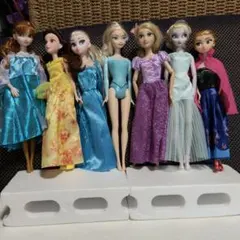 ディズニードールセット（アナ・エルサなど）プリンセス 7体セットまとめ売り