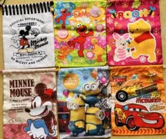 キャラクター巾着6枚セット
