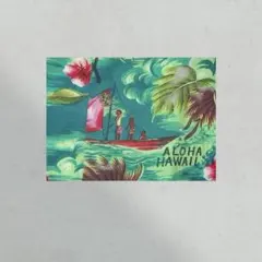 ▪️50s ISLAND FASHIONS アロハ 古銭ボタン 袋縫い 日本製のサムネイル