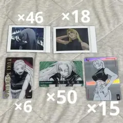 呪術廻戦 九十九 135点まとめ売り ぱしゃこれ クリアカード トランプ 五条