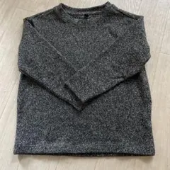 キッズ　ユニクロ　ニット　セーター　Tシャツ　トップス　110 グレー