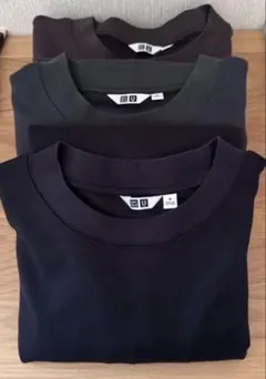 UNIQLO U エアリズムコットンスウェットシャツ Mサイズ 3枚セット