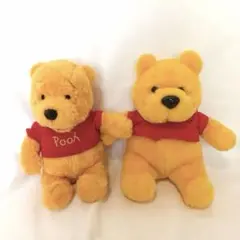 くまのプーさん ぬいぐるみ 2体セット